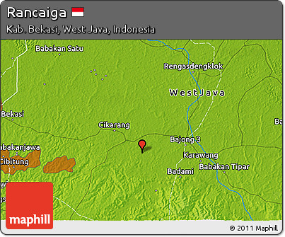 Physical 3D Map of Rancaiga