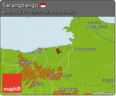 Physical 3D Map of Sarangbango
