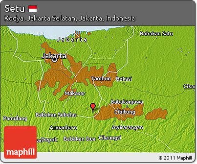 Physical 3D Map of Setu