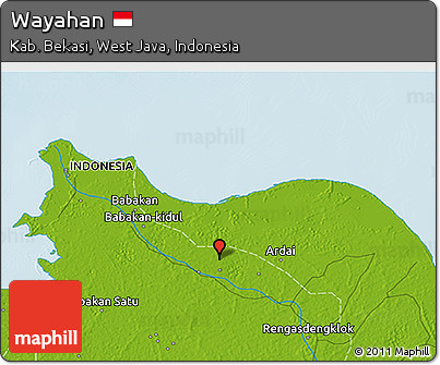 Physical 3D Map of Wayahan