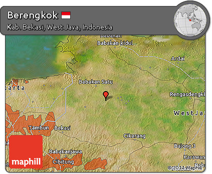 Satellite 3D Map of Berengkok