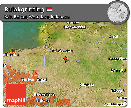 Satellite 3D Map of Bulakgrinting