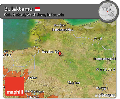Satellite 3D Map of Bulaktemu