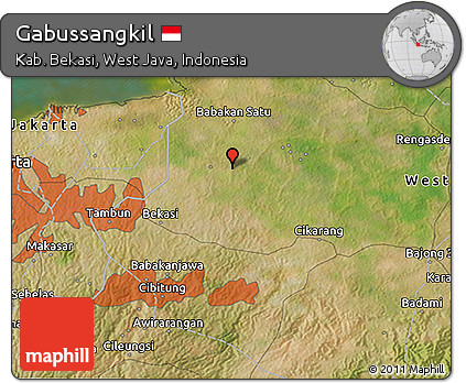 Satellite 3D Map of Gabussangkil