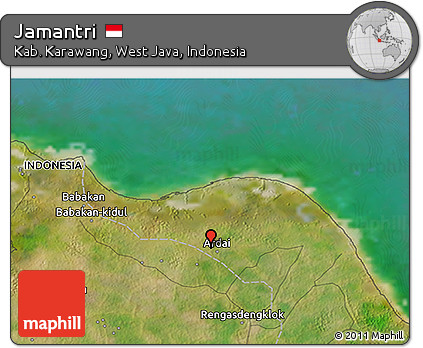 Satellite 3D Map of Jamantri