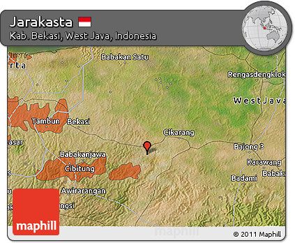 Satellite 3D Map of Jarakasta