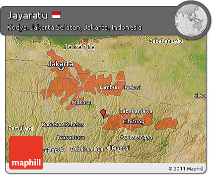 Satellite 3D Map of Jayaratu
