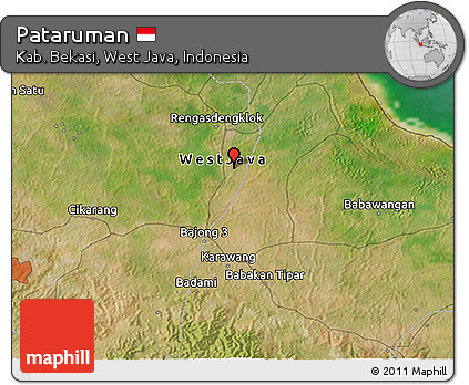 Satellite 3D Map of Pataruman