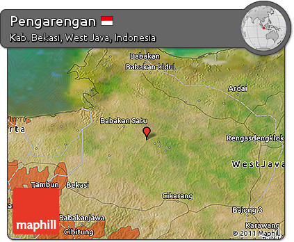 Satellite 3D Map of Pengarengan