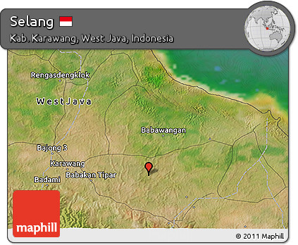 Satellite 3D Map of Selang