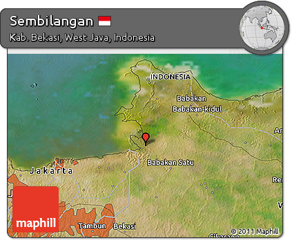 Satellite 3D Map of Sembilangan