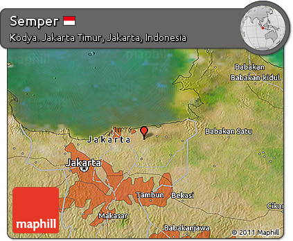 Satellite 3D Map of Semper