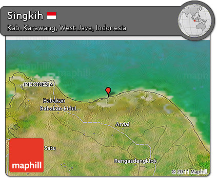 Satellite 3D Map of Singkih