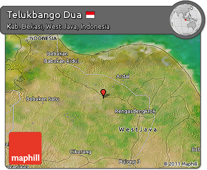 Satellite 3D Map of Telukbango Dua