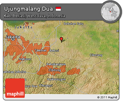 Satellite 3D Map of Ujungmalang Dua