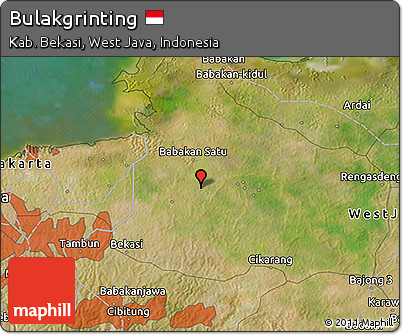 Satellite 3D Map of Bulakgrinting