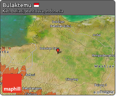 Satellite 3D Map of Bulaktemu
