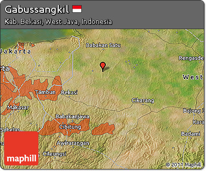 Satellite 3D Map of Gabussangkil
