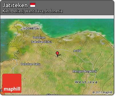 Satellite 3D Map of Jatiteken