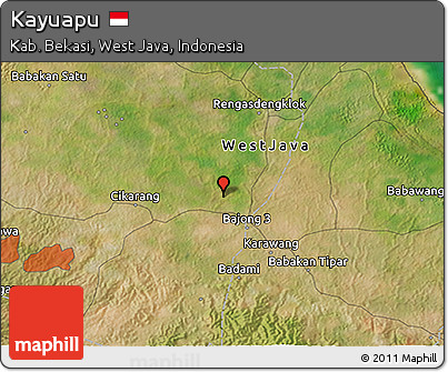Satellite 3D Map of Kayuapu