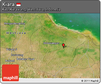 Satellite 3D Map of Kiara