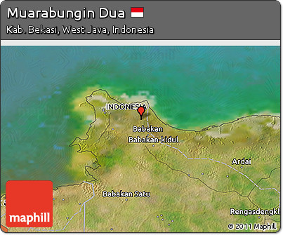 Satellite 3D Map of Muarabungin Dua