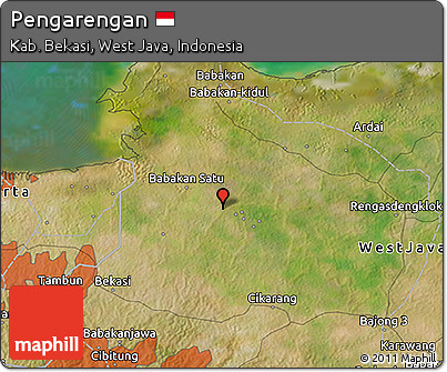 Satellite 3D Map of Pengarengan