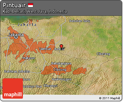 Satellite 3D Map of Pintuair