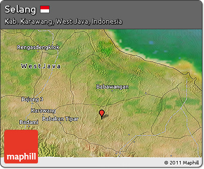Satellite 3D Map of Selang