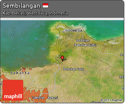 Satellite 3D Map of Sembilangan