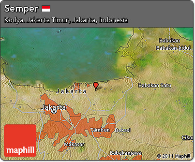 Satellite 3D Map of Semper