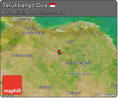 Satellite 3D Map of Telukbango Dua
