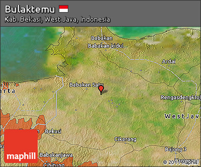 Satellite 3D Map of Bulaktemu