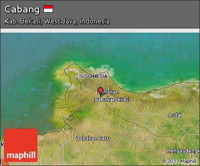Satellite 3D Map of Cabang