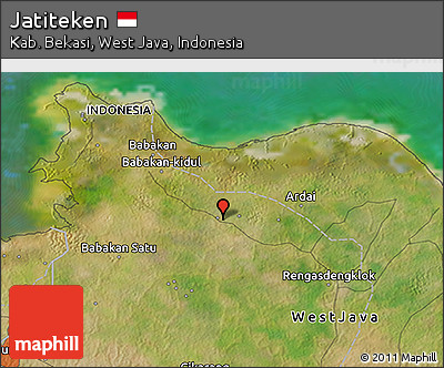 Satellite 3D Map of Jatiteken