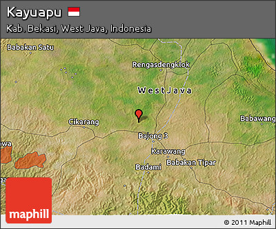 Satellite 3D Map of Kayuapu