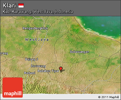 Satellite 3D Map of Klari