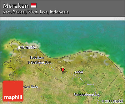 Satellite 3D Map of Merakan