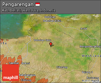 Satellite 3D Map of Pengarengan