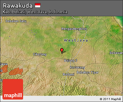 Satellite 3D Map of Rawakuda