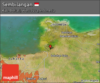 Satellite 3D Map of Sembilangan