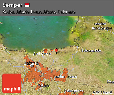 Satellite 3D Map of Semper