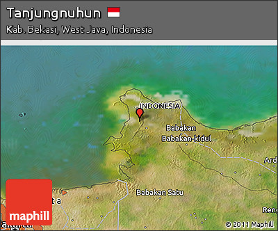 Satellite 3D Map of Tanjungnuhun