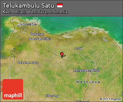 Satellite 3D Map of Telukambulu Satu