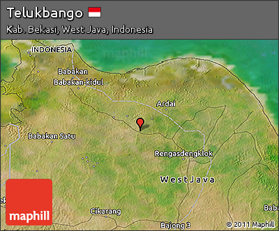 Satellite 3D Map of Telukbango