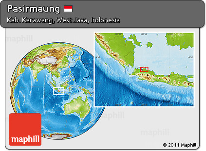 Physical Location Map of Pasirmaung