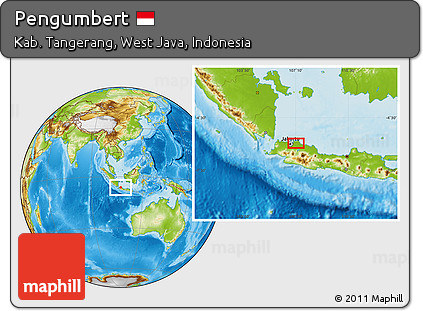Physical Location Map of Pengumbert