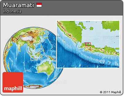 Physical Location Map of Muaramati