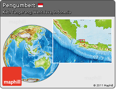 Physical Location Map of Pengumbert