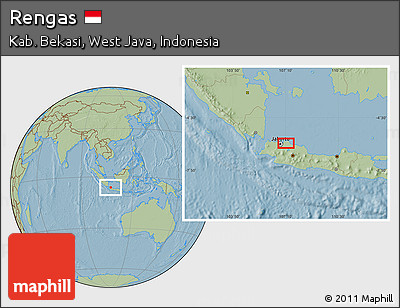 Savanna Style Location Map of Rengas, hill shading